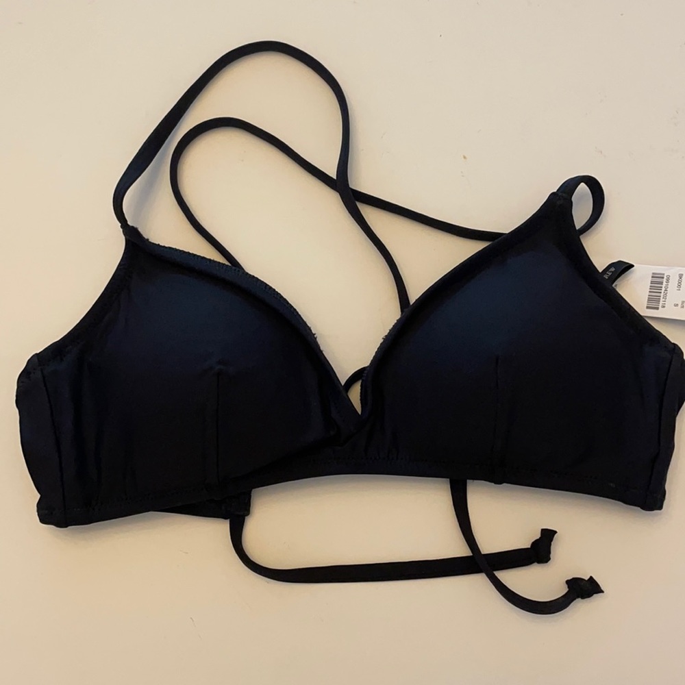 Jcrew French cross-back bikini top